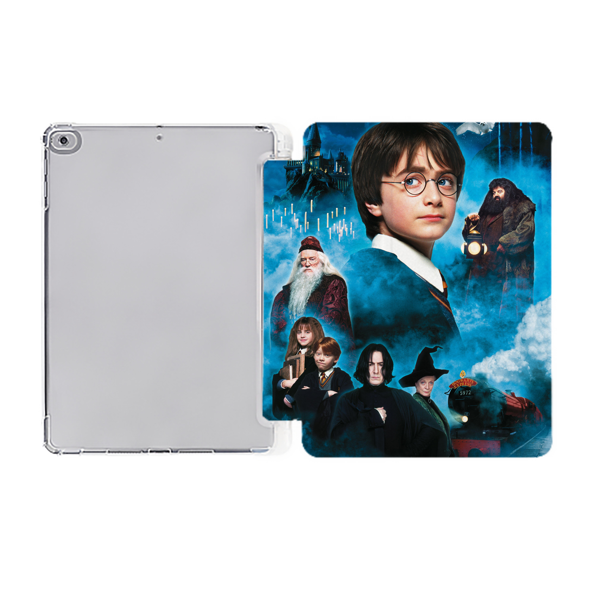 （画像用） Harry Potter ハリー・ポッターシリーズ IPad ケース ペン収納付き 三つ折りスタンド PUレザー×シリコン 対応機種9.5/10.5/10.9インチ